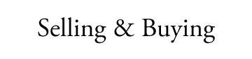Selling&Buying